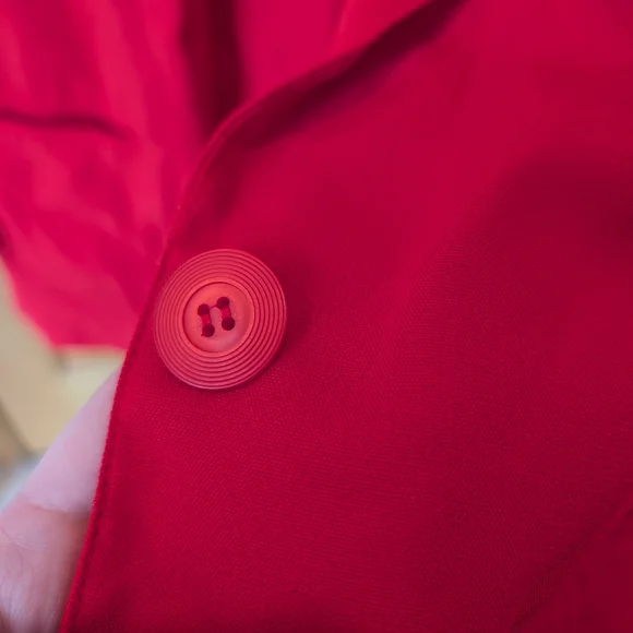 Sag Harbor Bold Red Women's Blazer - Picture 7 of 9